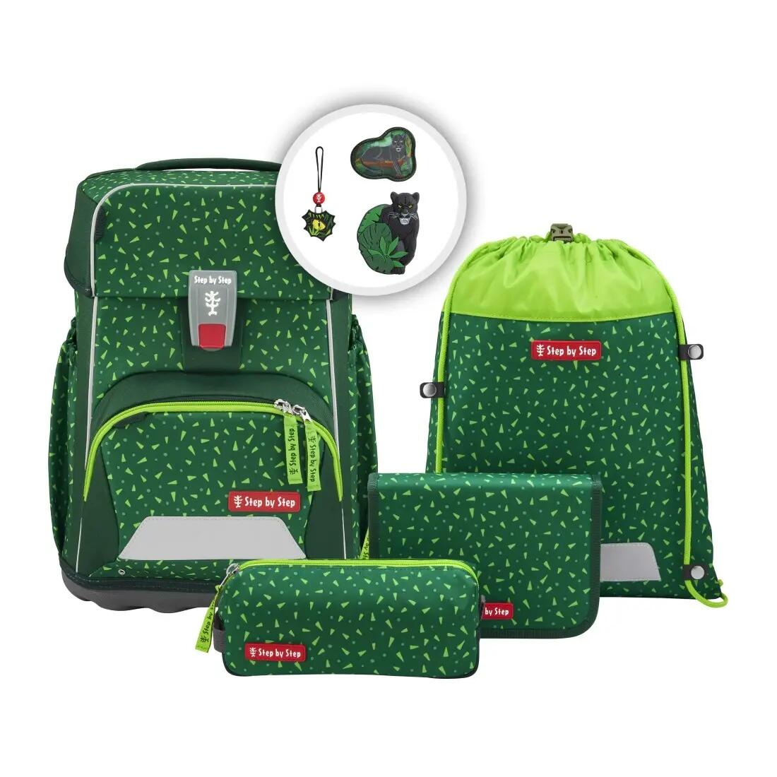 Step by Step - Step by Step Schulranzenset 4tlg BasicGreen Graphics