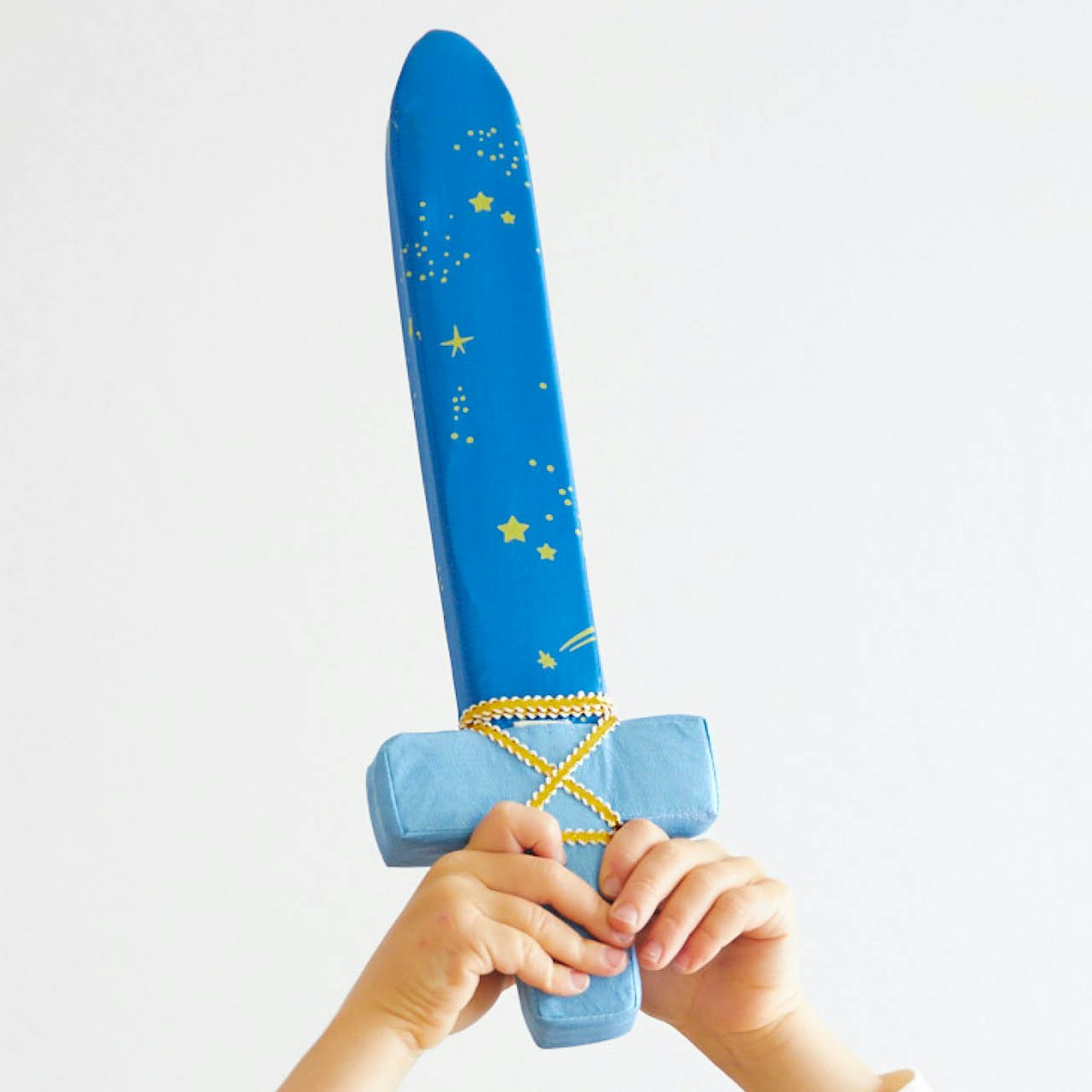 Sternen Ritterschwert weich aus Seide 43 cm