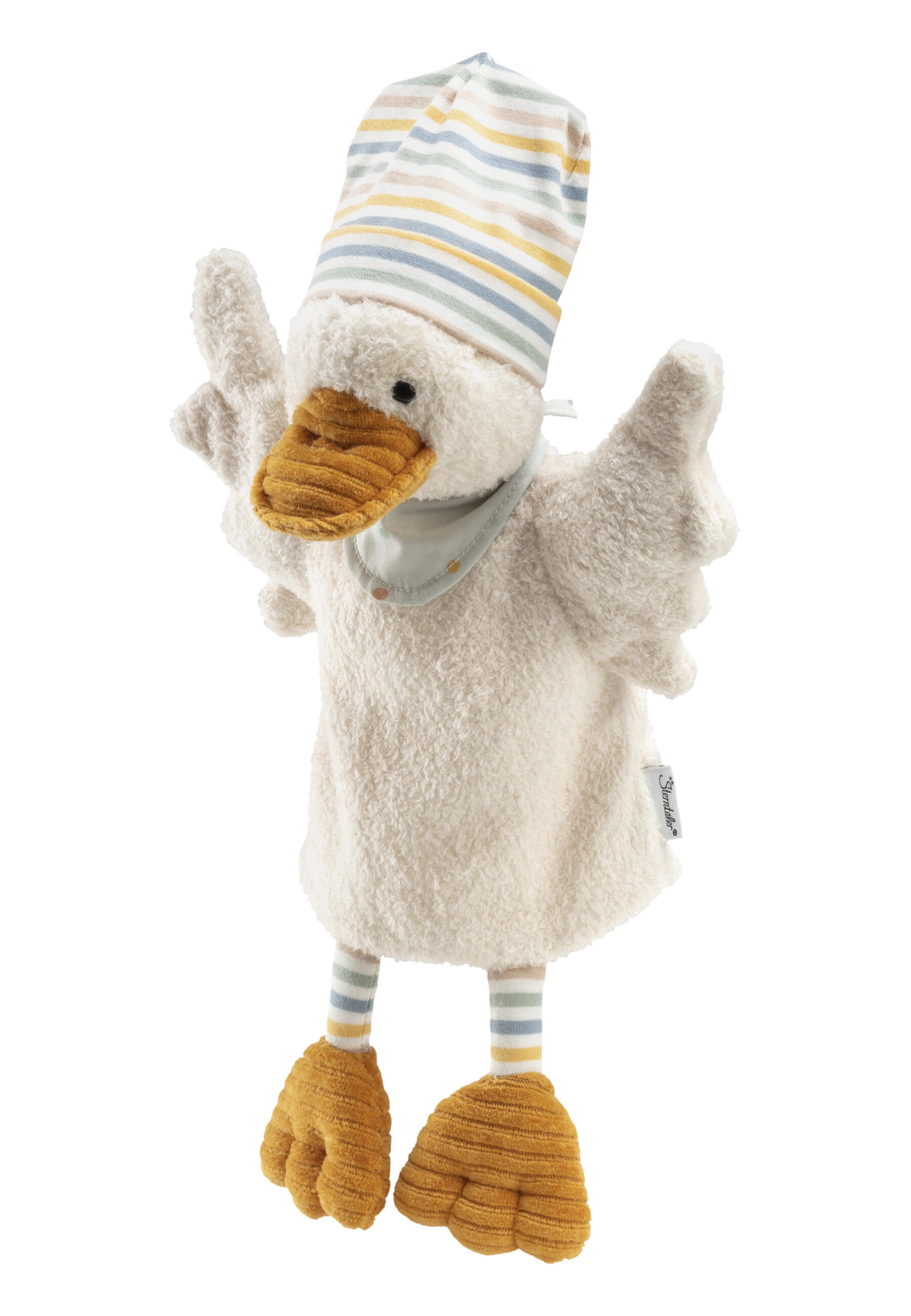 Sterntaler - Handpuppe Edda cremeweiß Kasperle Theater