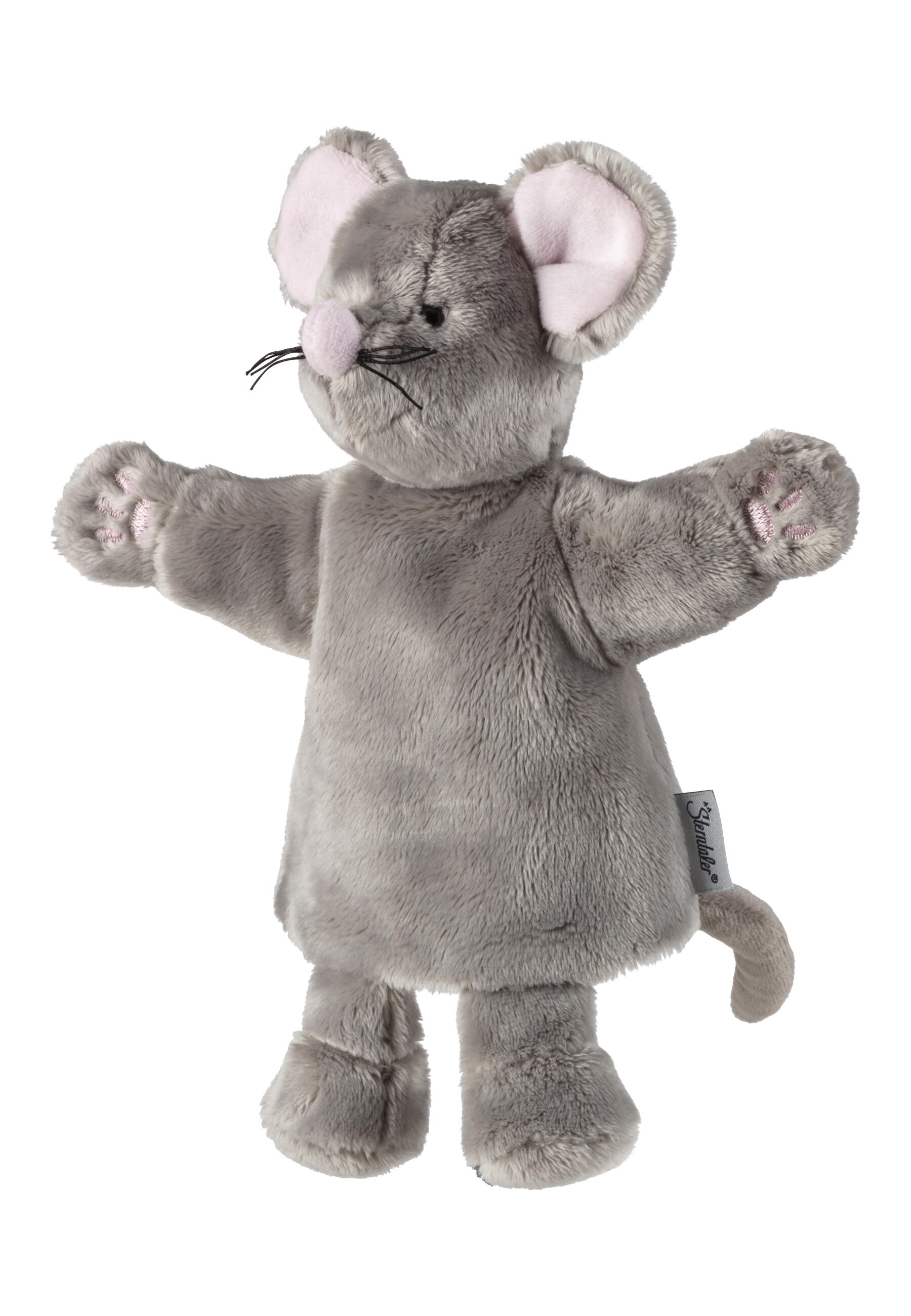 Sterntaler - Handpuppe Maus Grau Kinder