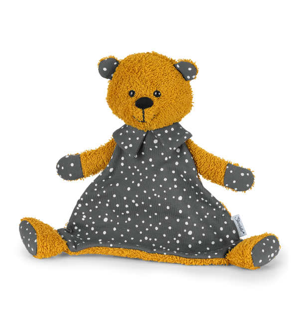 Sterntaler - Schmusetuch Bär Baylee yellow mit Rassel