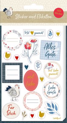 Stickerbogen: Sticker und Etiketten (LandLust)