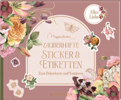 Stickerbuch: Zauberhafte Sticker und Etiketten - Blütenzauber (Bastin)