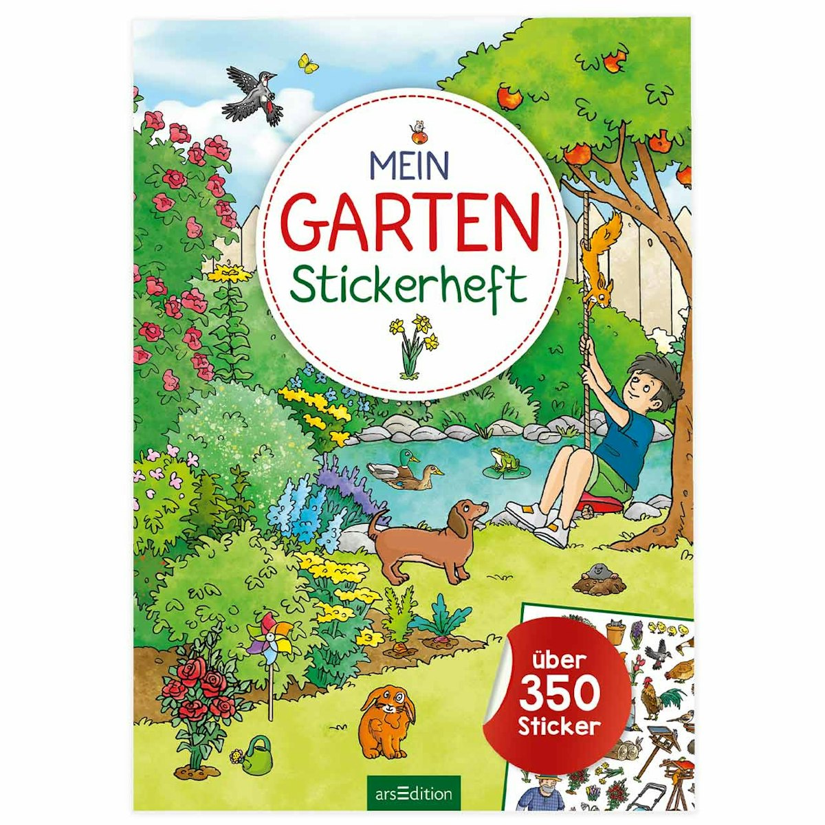 Stickerheft Garten – Ab 4 Jahren