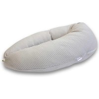 Stillkissen Waffelmuster hellgrau