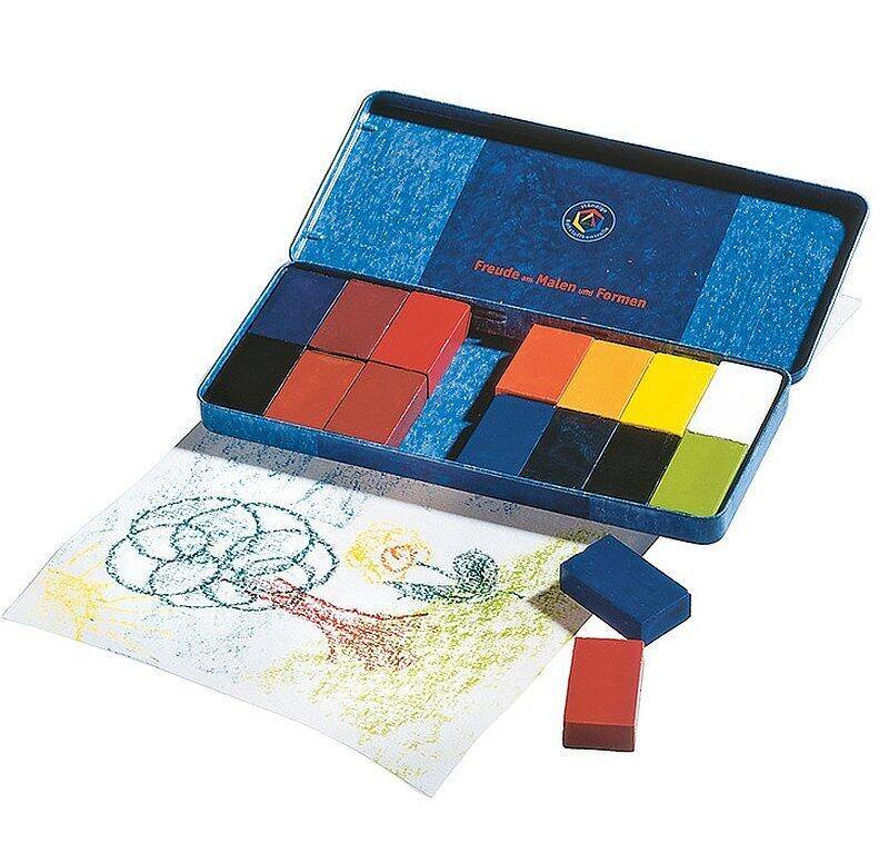 Stockmar - Wachsmalblöcke Stockmar 16 Stück Blechet.