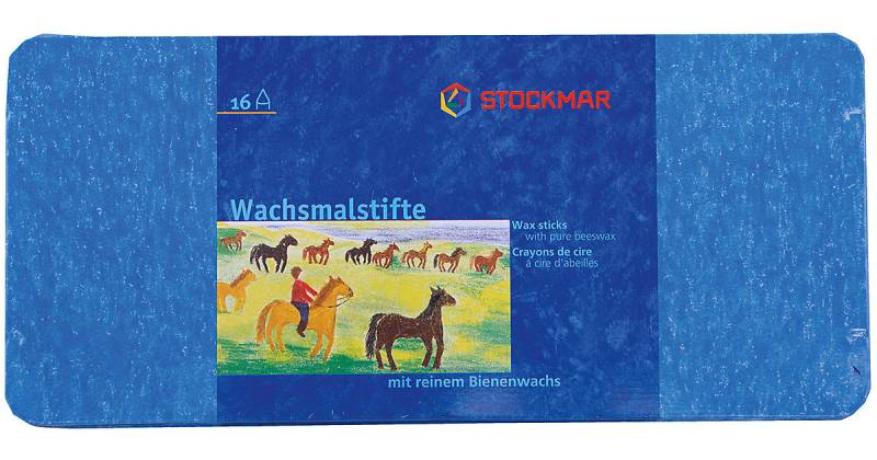 Stockmar Wachsmalstifte im Metalletui, 16 Farben Stockmar Wachsmalstifte im Metalletui, 16 Farben
