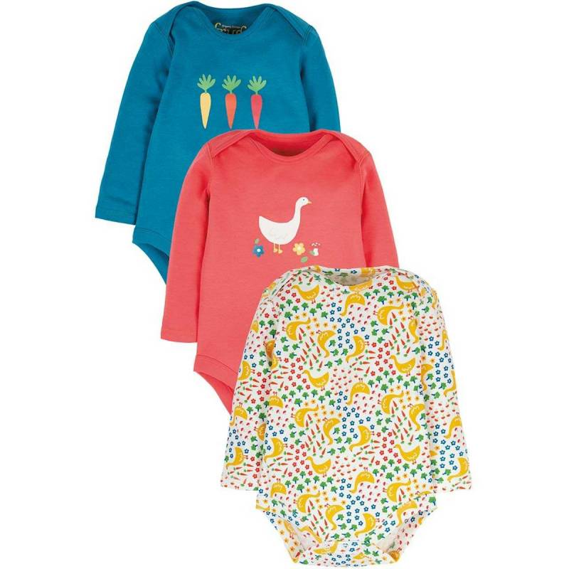 Stoffwindel 3er Pack Langarmbody Gans 56/62/68