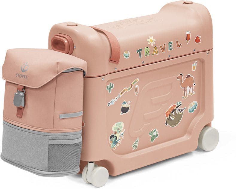 Stokke Jetkids by Stokke Travel Bundle coral pink