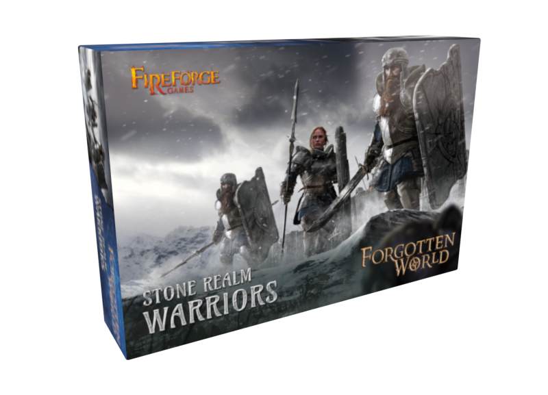 Stone Realm Dwarf Warriors Fireforge Games Forgotten World Zwergen Krieger 28mm