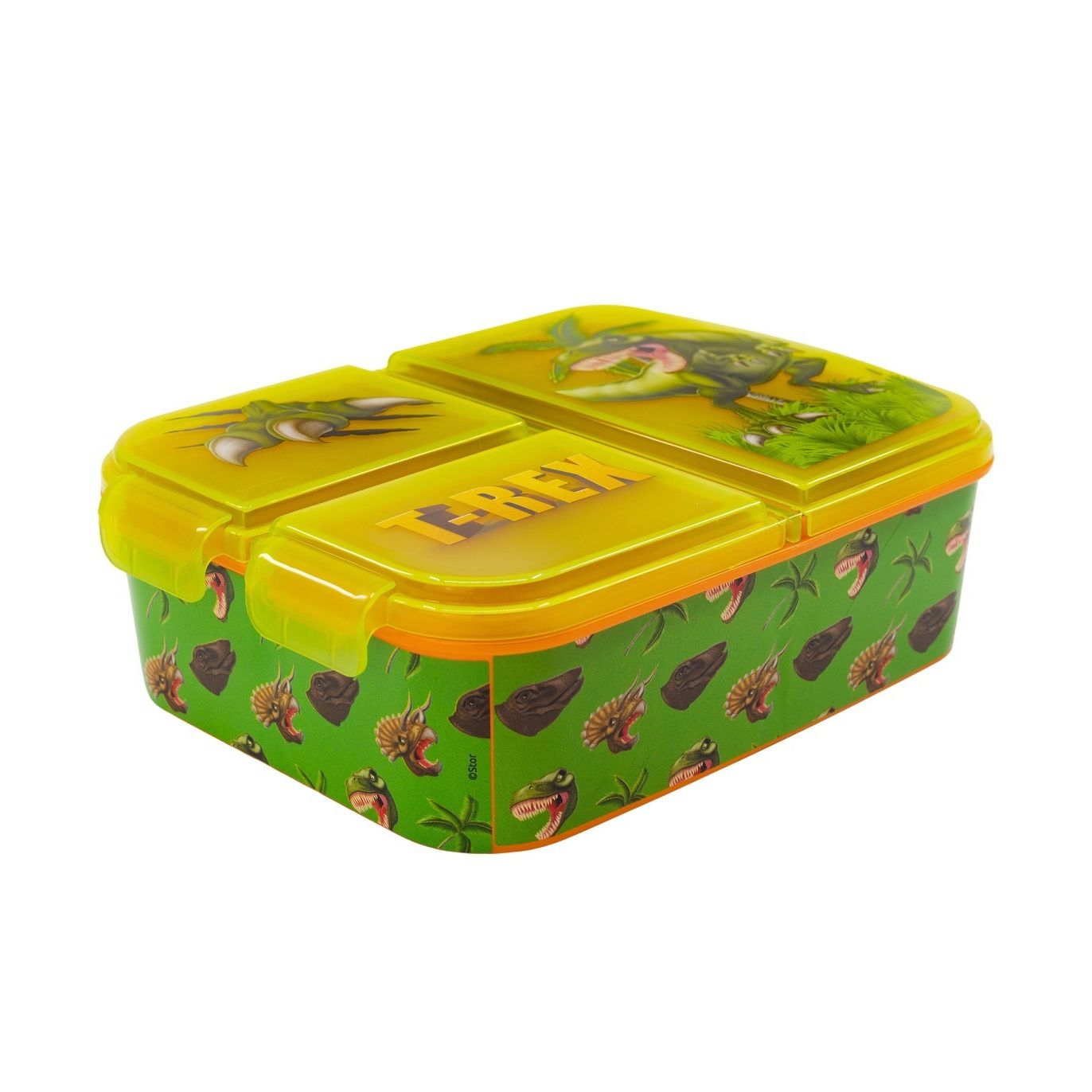 Stor 26220 - Dinosaurier - T-Rex - Lunchbox mit mehreren Fächern Stor 26220 - Dinosaurier - T-Rex - Lunchbox mit mehreren Fächern