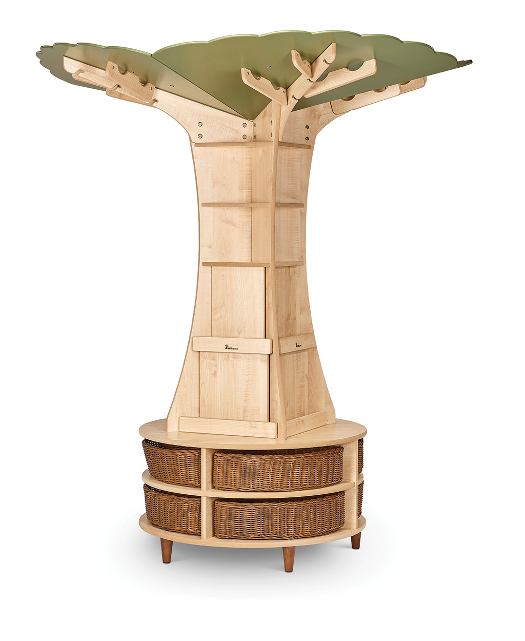 Storytelling Baum mit Aufbewahrungskörben