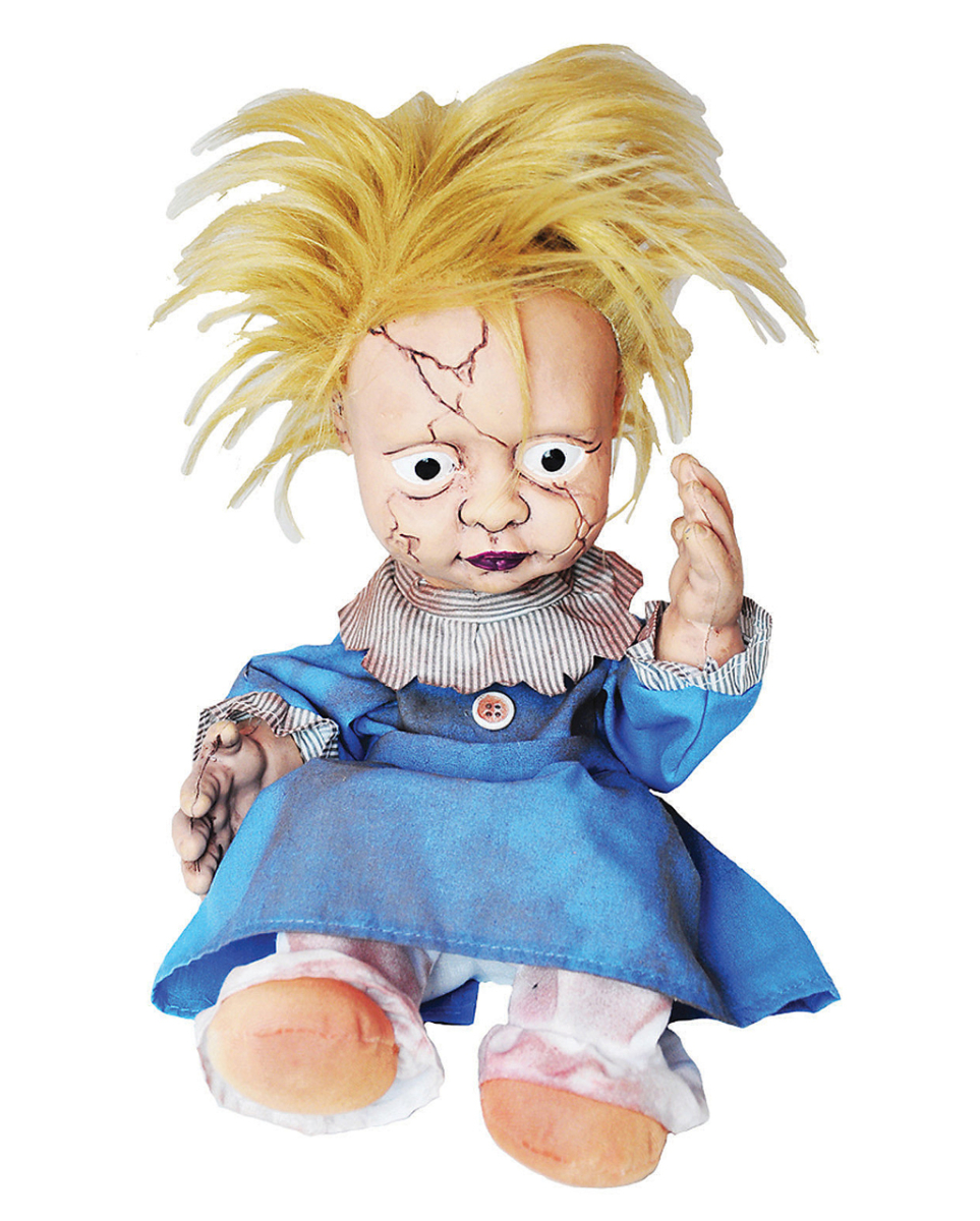 Strampelndes Zombie Baby mit Sound 28cm