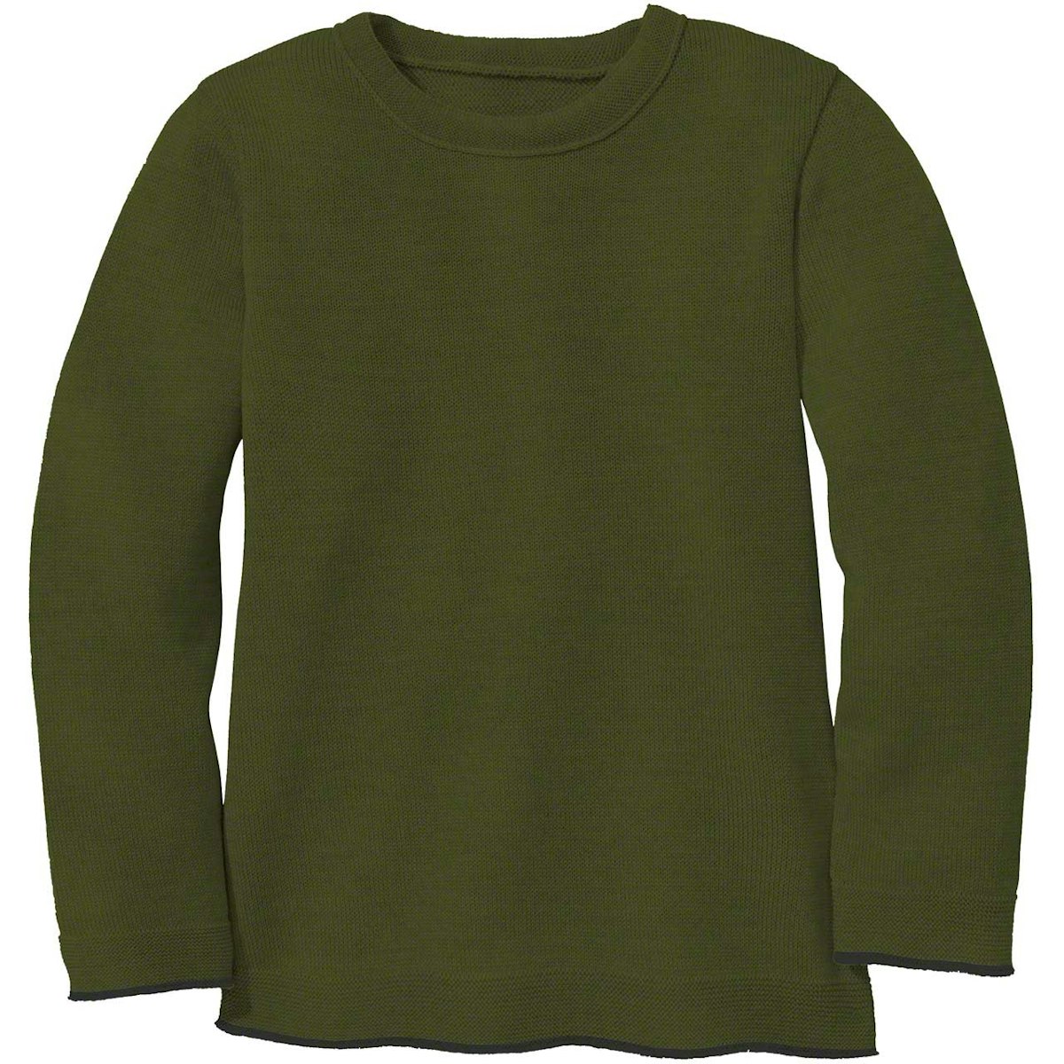 Strick Pullover in oliv-grün 110/116