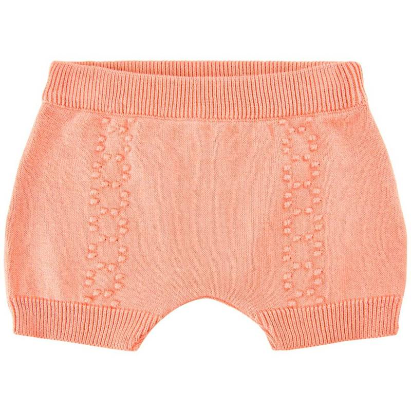 Strick Shorts lachs-rosa 74