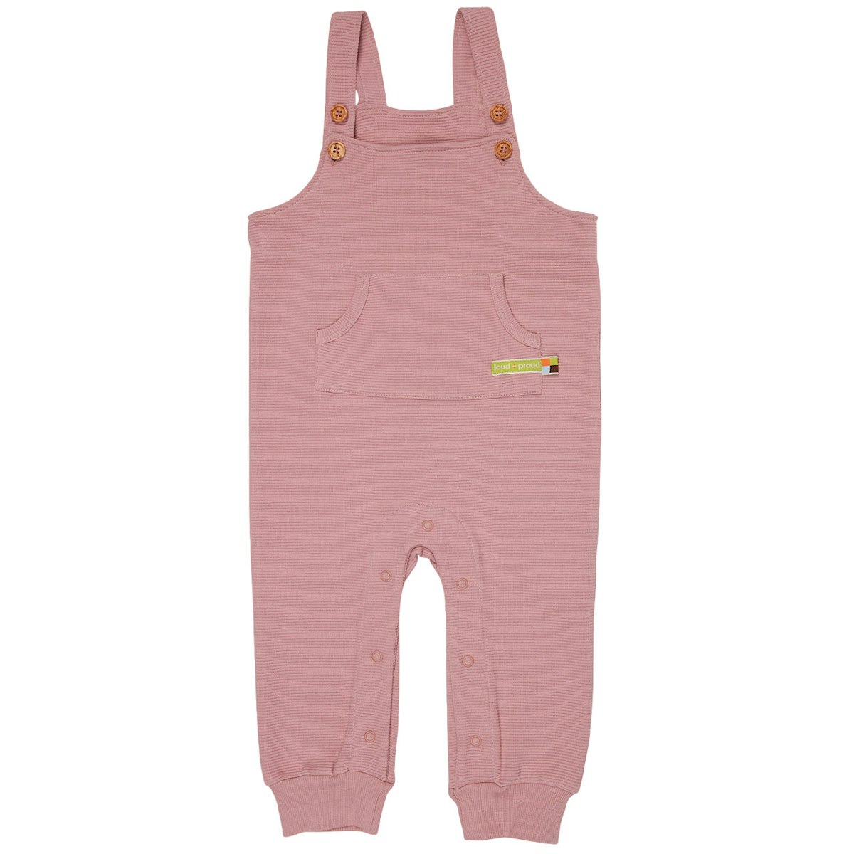 Strukturierter Strampler Querrippe rosa 74/80