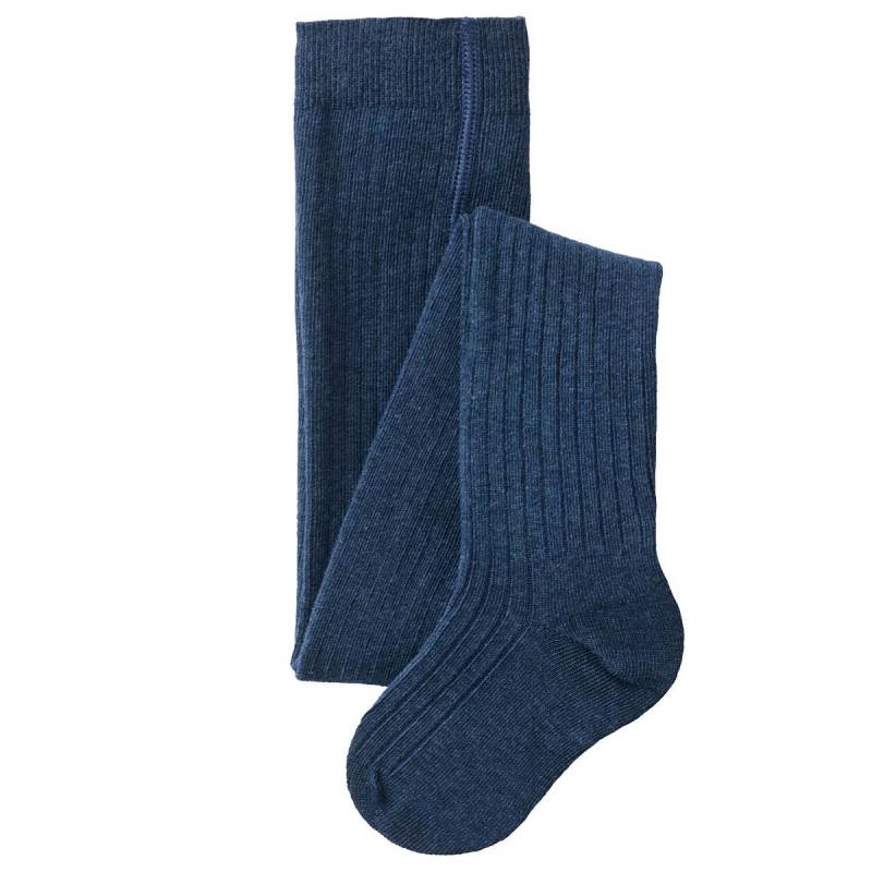 Strumpfhose Rippstrick indigoblau 86/92 Strumpfhose Rippstrick indigoblau 86/92