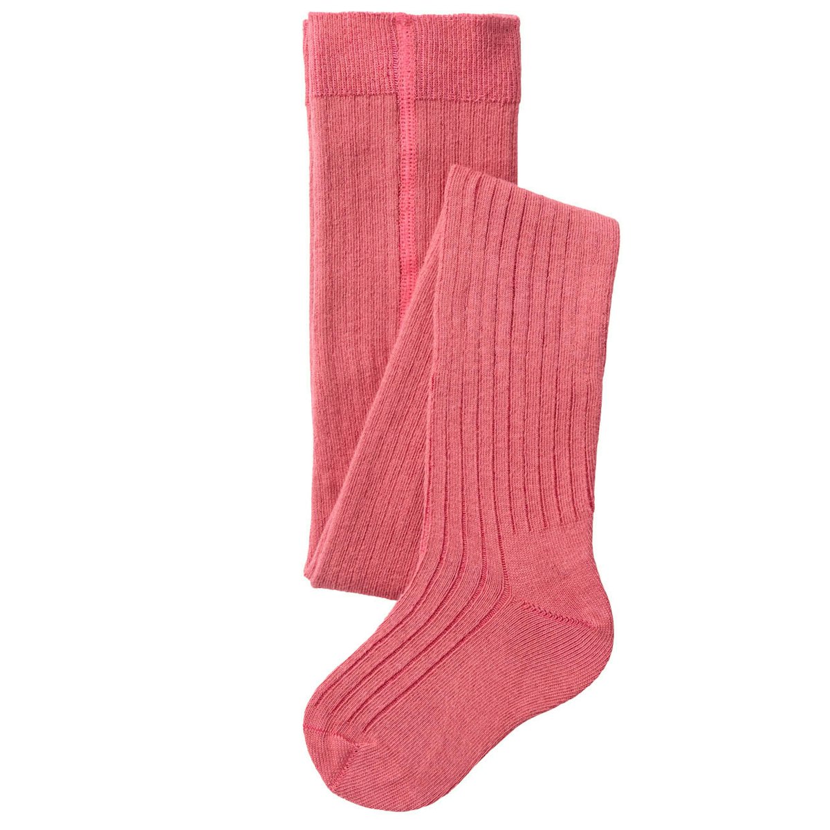 Strumpfhose Rippstrick koralle 98/104