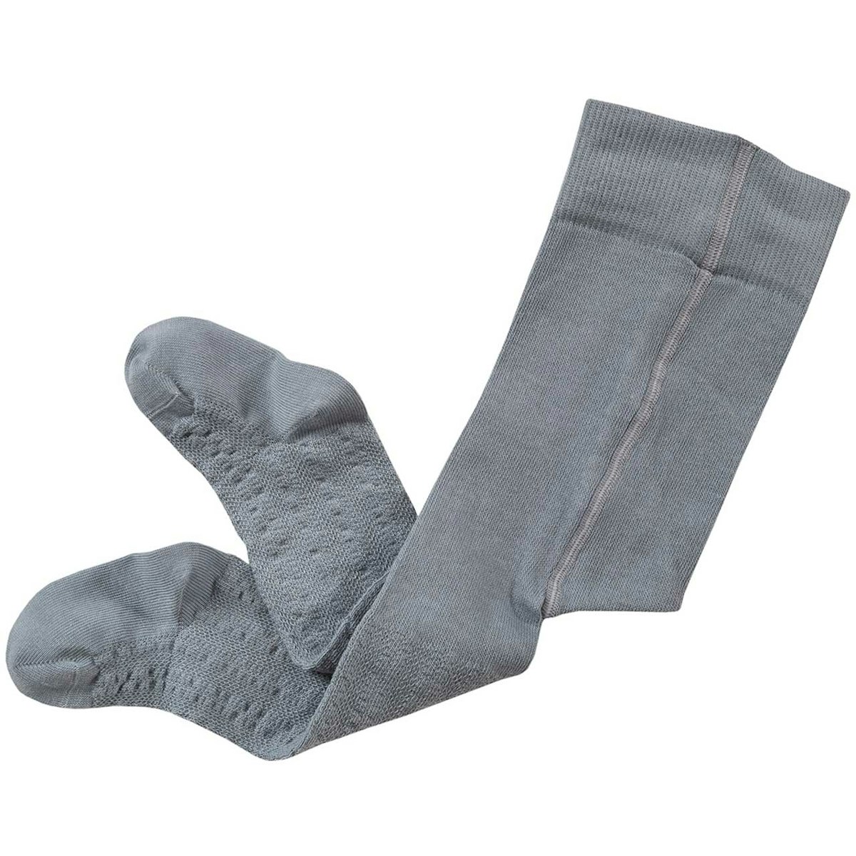 Strumpfhose Strukturmuster blaugrau 68/74