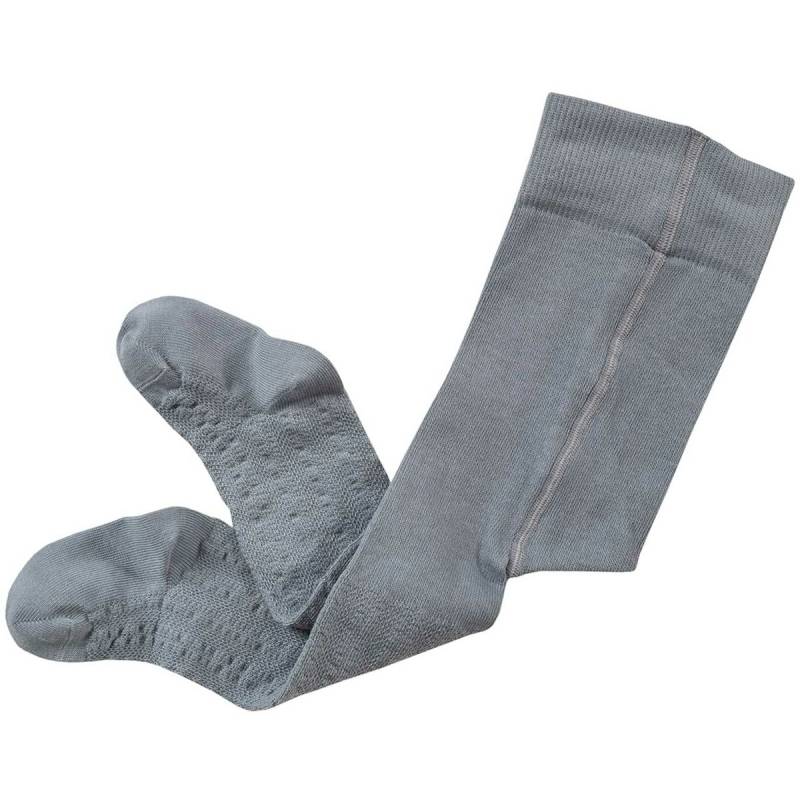 Strumpfhose Strukturmuster blaugrau 68/74