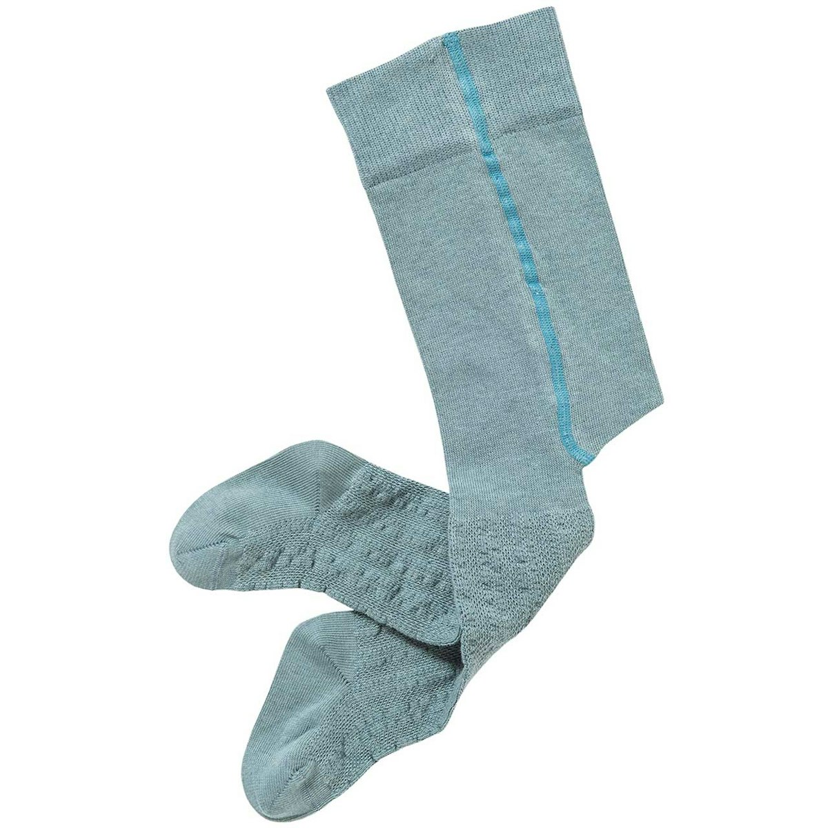Strumpfhose Strukturmuster blaugrau 80/86