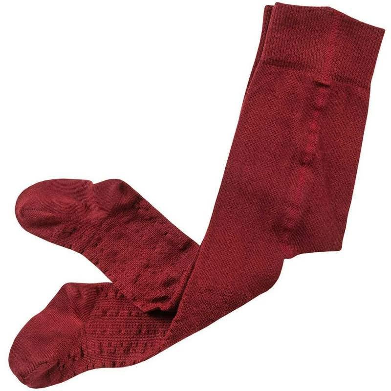 Strumpfhose Strukturmuster dunkelrot 68/74