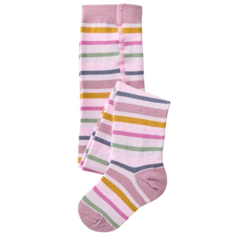 Strumpfhose rosa geringelt 50/56