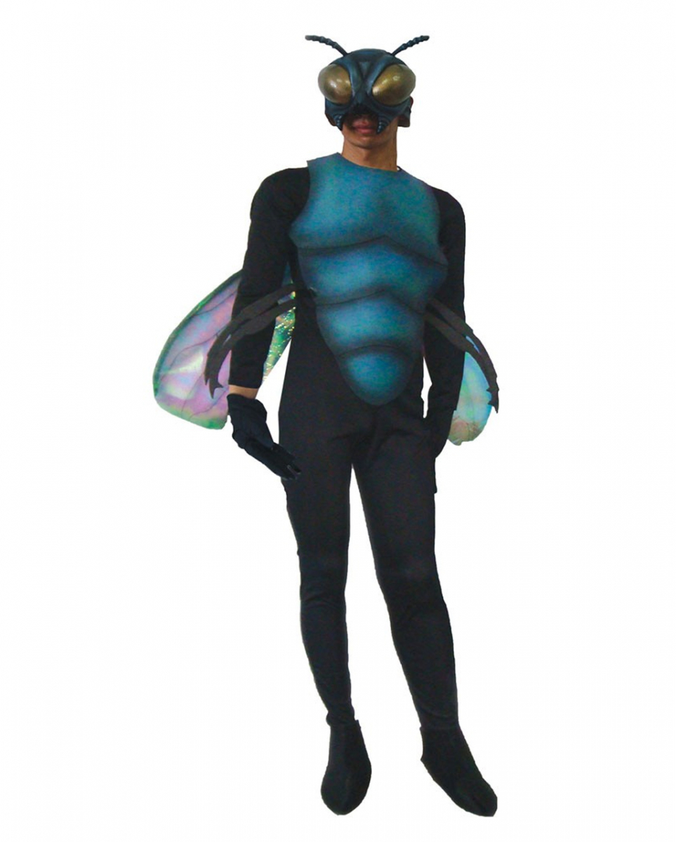 Stubenfliegekostüm mit Maske & Flügeln