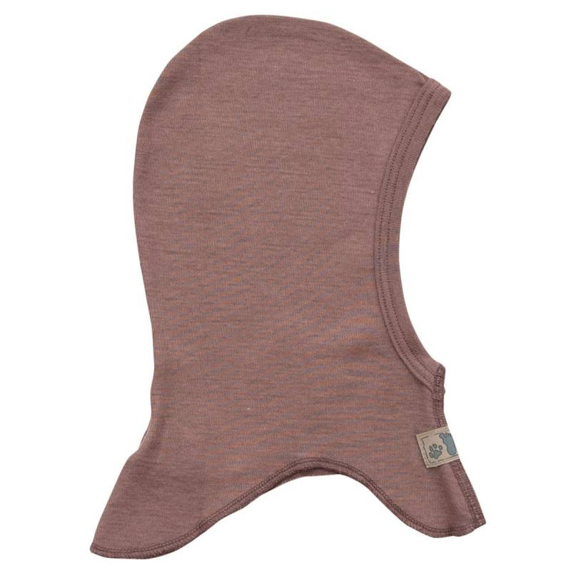 Sturmhaube Wolle Seide mauve 74/80 Sturmhaube Wolle Seide mauve 74/80