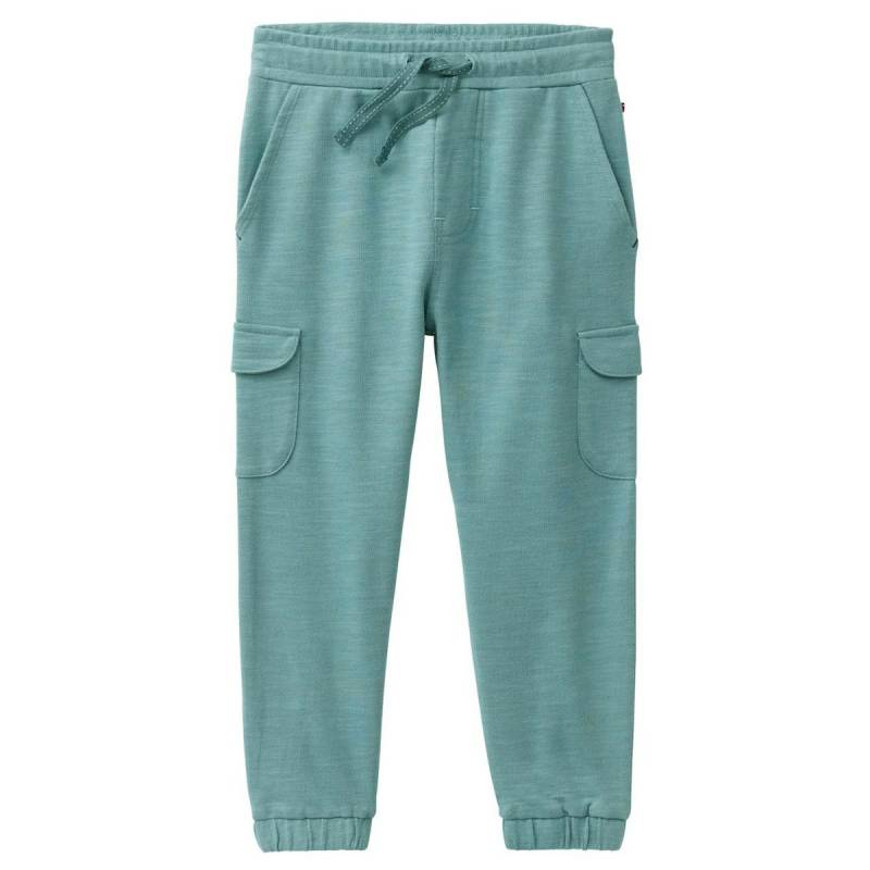 Stylische Cargo Jogginghose petrolgrün 134