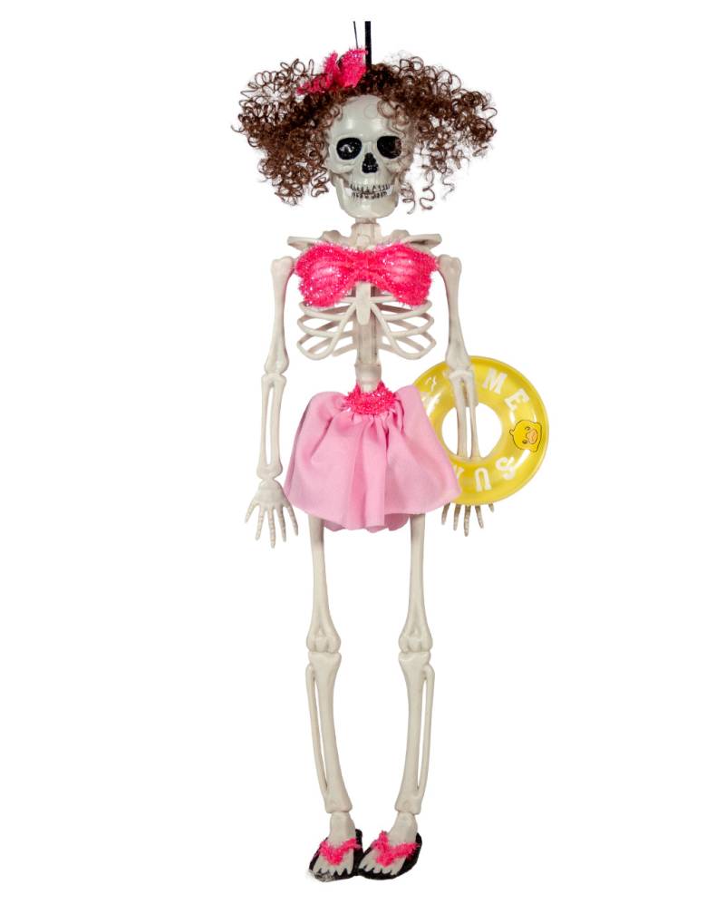 Summerween Mrs. Skelettfigur mit Schwimmreifen 40cm Summerween Mrs. Skelettfigur mit Schwimmreifen 40cm