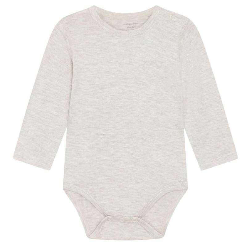 Super weicher Langarmbody Bambusviskose beige meliert 68