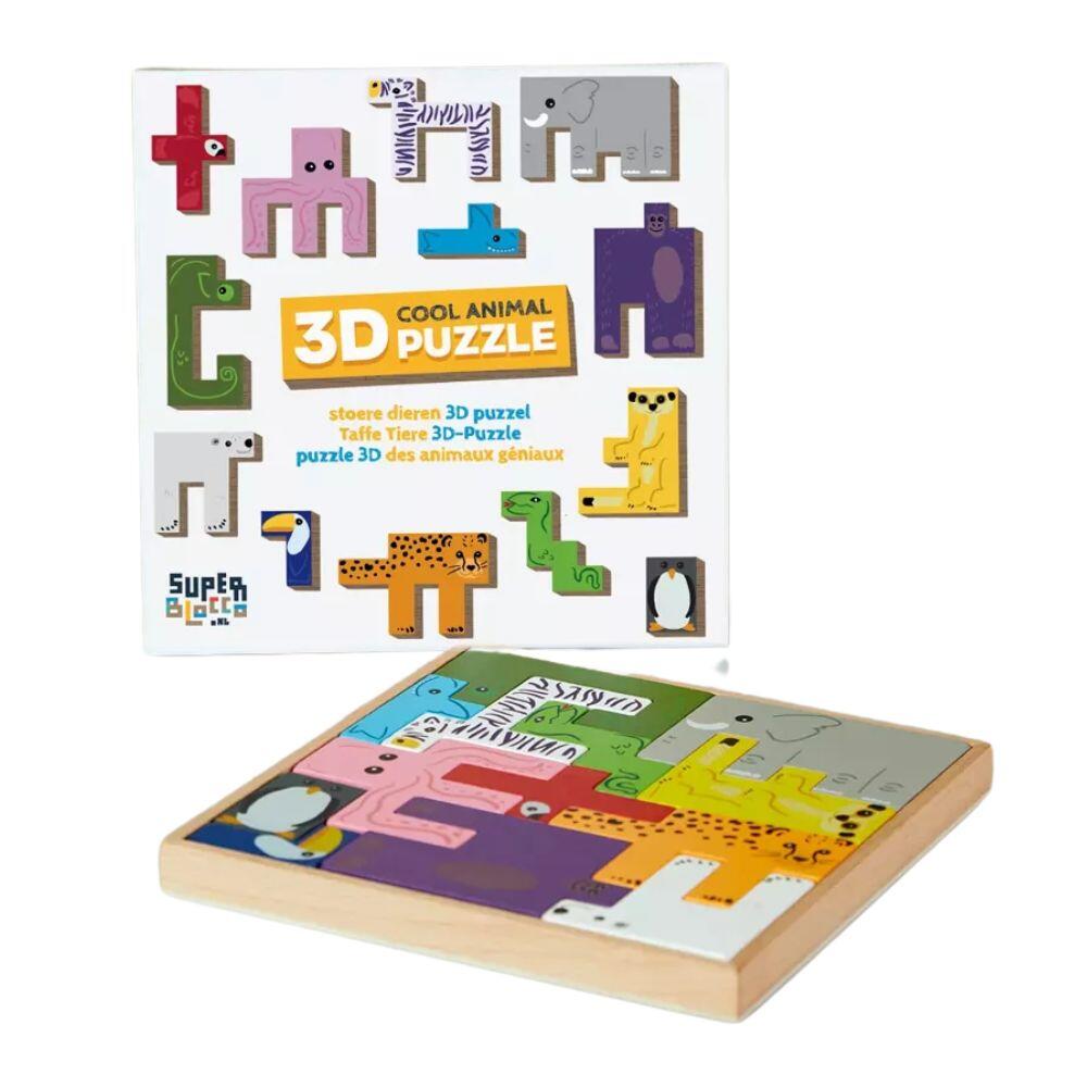 Superblocco - 3D-Tiere Puzzle