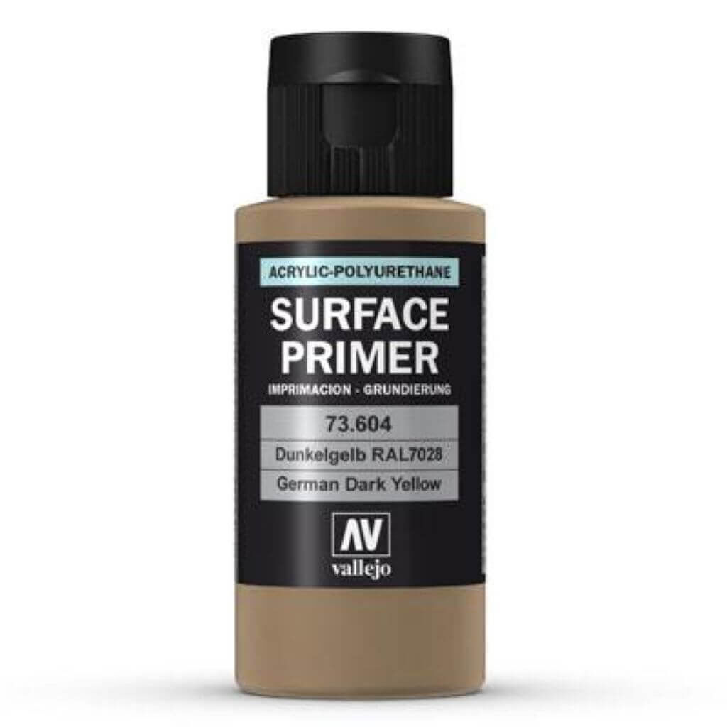 Surface Primer German Dunkelgelb RAL7028 60ml