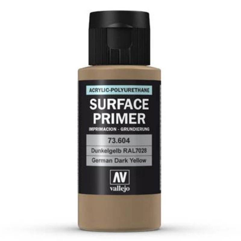Surface Primer German Dunkelgelb RAL7028 60ml