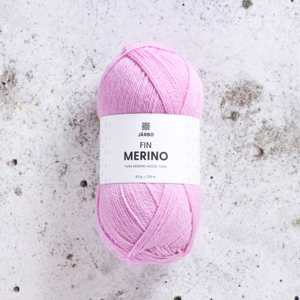 Svarta Fåret Feines Merinogarn 306 Rosa Blüte von Svarta Fåret
