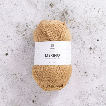 Svarta Fåret Feines Merinogarn 308 Beige Wüste von Svarta Fåret
