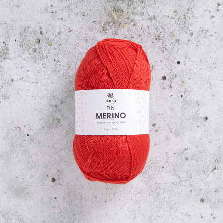 Svarta Fåret Feines Merinogarn 317 Red Chili von Svarta Fåret