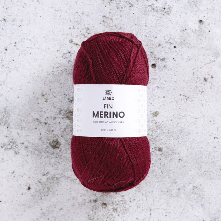 Svarta Fåret Feines Merinogarn 324 Rotwein von Svarta Fåret