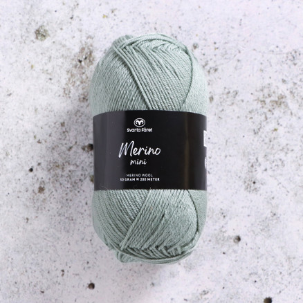 Svarta Fåret Merino Mini Garn 103 Lorbeerblatt von Svarta Fåret