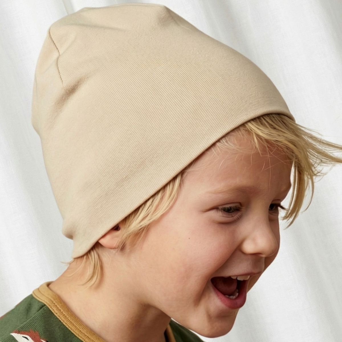 Sweat Beanie creme 52/54