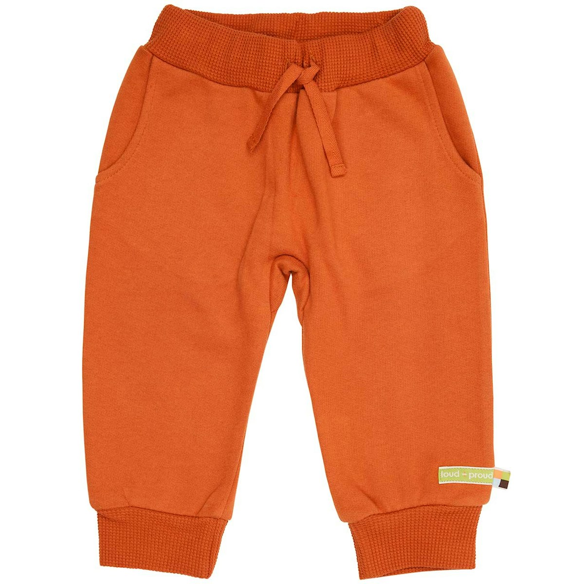 Sweat Jogginghose Bündchen uni terrakotta 128