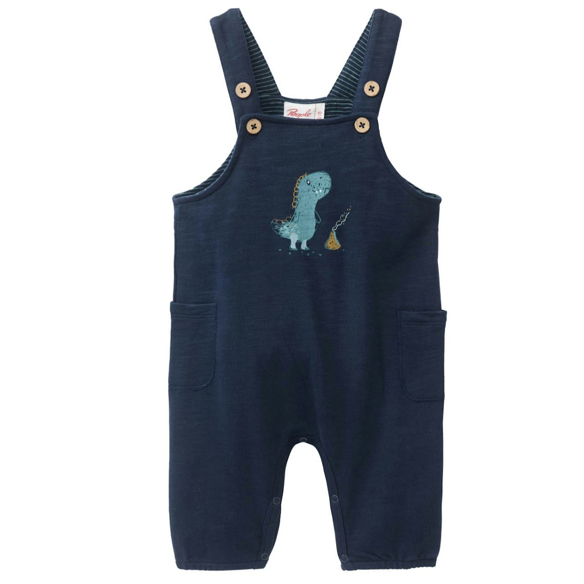 Sweat Latzhose Dino dunkelblau 98