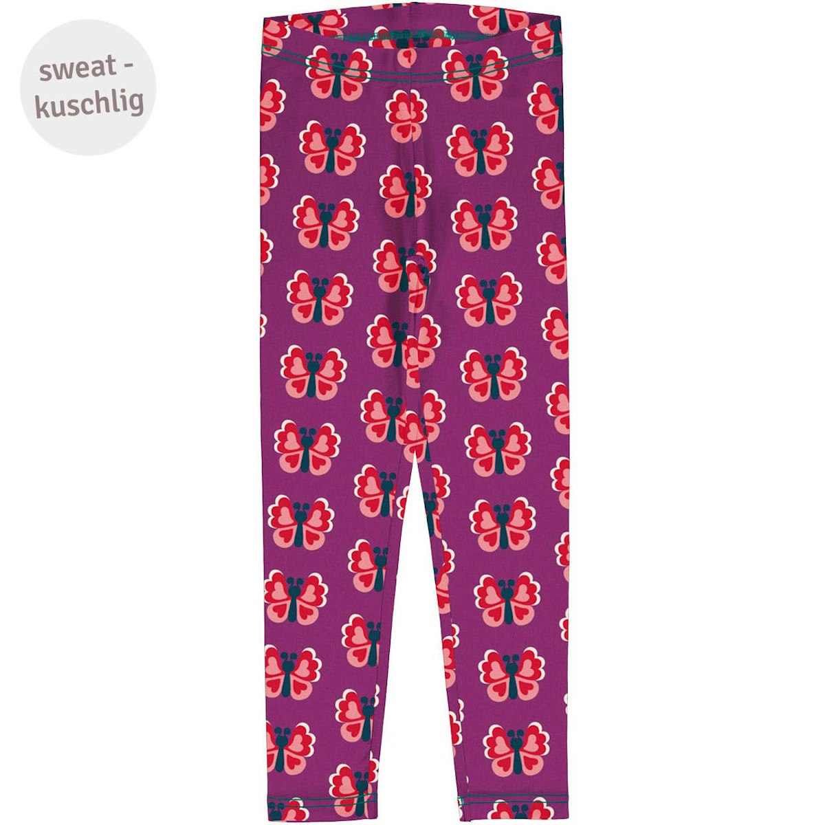 Sweat Leggings Schmetterling violett 92/98
