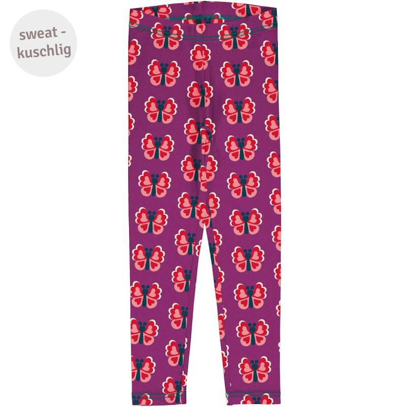 Sweat Leggings Schmetterling violett 92/98