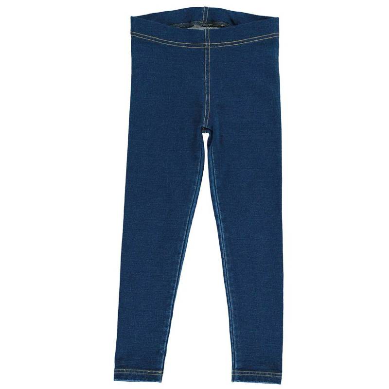 Sweat Leggings uni indigo blau 98/104