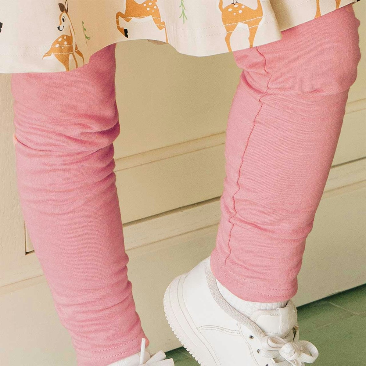 Sweat Leggings uni pink 110/116