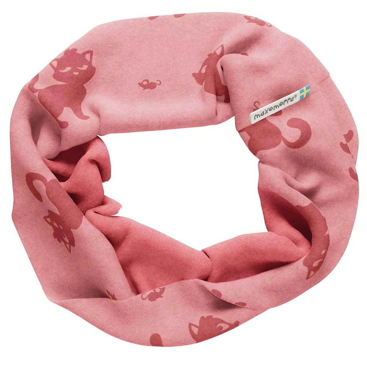 Sweat Schlauchschal Katzen rosa 52/54