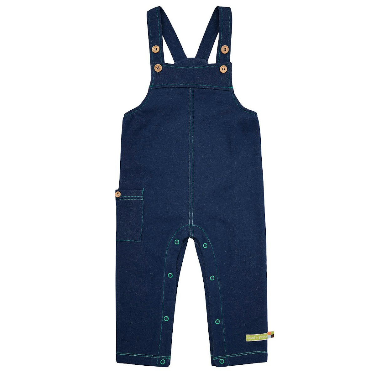 Sweat Strampler Jeans-Optik marineblau 86/92
