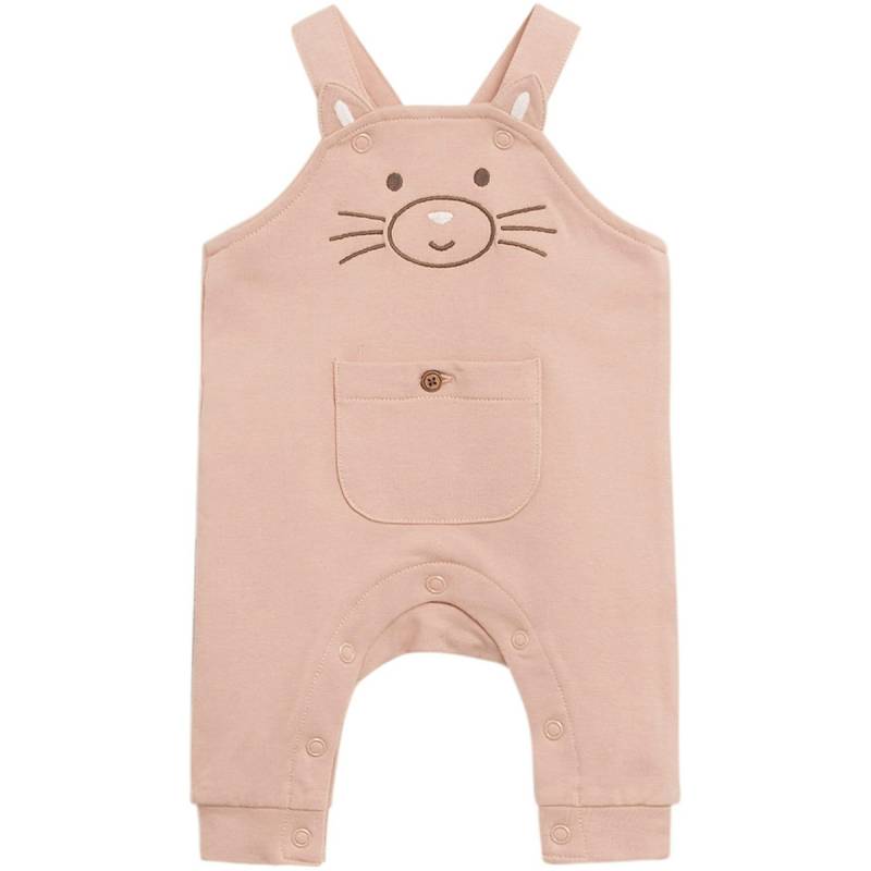 Sweat Strampler Kätzchen hellrosa 68